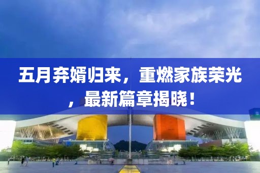 五月弃婿归来，重燃家族荣光，最新篇章揭晓！