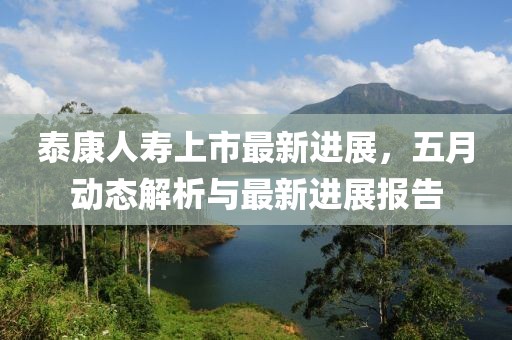 泰康人寿上市最新进展，五月动态解析与最新进展报告