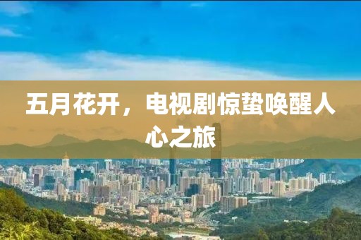 五月花开，电视剧惊蛰唤醒人心之旅
