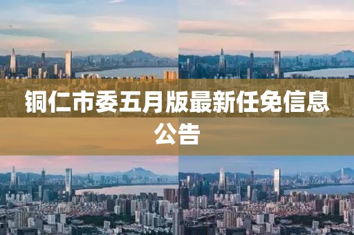 铜仁市委五月版最新任免信息公告