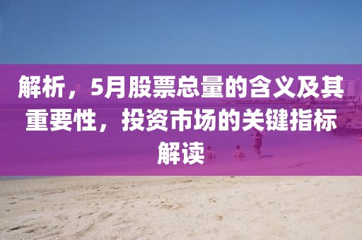 解析，5月股票总量的含义及其重要性，投资市场的关键指标解读