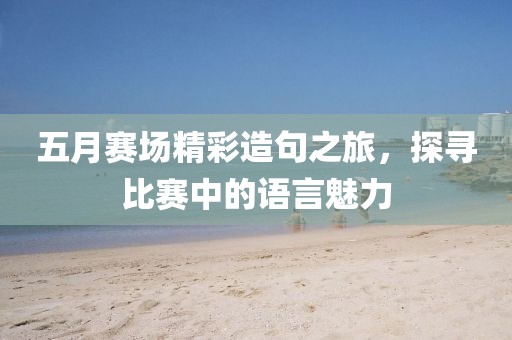 五月赛场精彩造句之旅，探寻比赛中的语言魅力