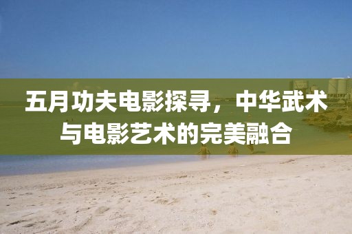 五月功夫电影探寻，中华武术与电影艺术的完美融合
