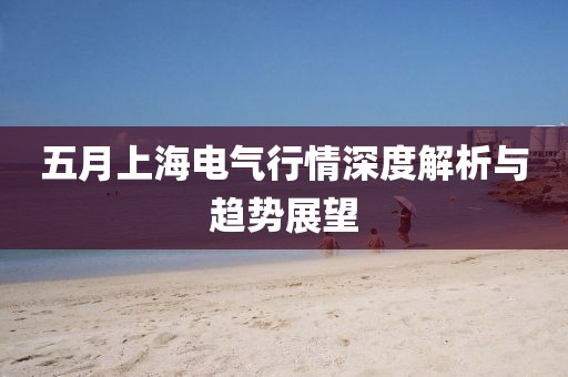 五月上海电气行情深度解析与趋势展望