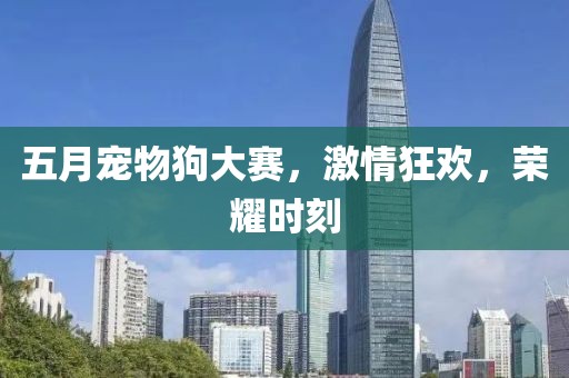五月宠物狗大赛，激情狂欢，荣耀时刻