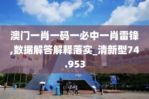 澳门一肖一码一必中一肖雷锋,数据解答解释落实_清新型74.953