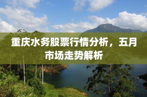 重庆水务股票行情分析，五月市场走势解析