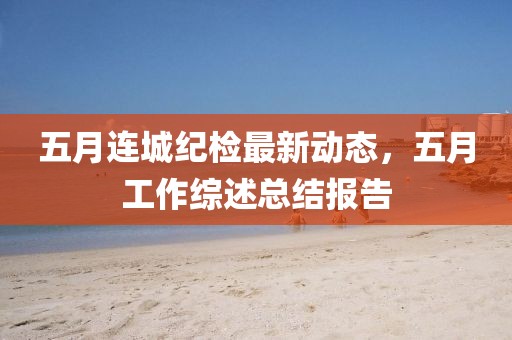 五月连城纪检最新动态，五月工作综述总结报告