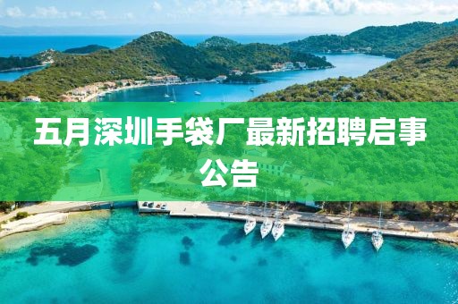 五月深圳手袋厂最新招聘启事公告
