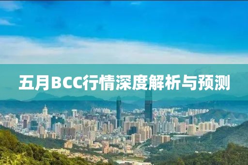 五月BCC行情深度解析与预测