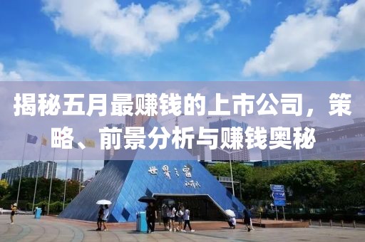 揭秘五月最赚钱的上市公司，策略、前景分析与赚钱奥秘