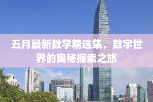 五月最新数学精选集，数字世界的奥秘探索之旅