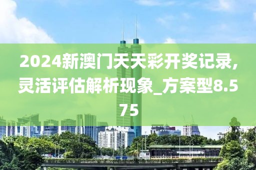 2024新澳门天天彩开奖记录,灵活评估解析现象_方案型8.575
