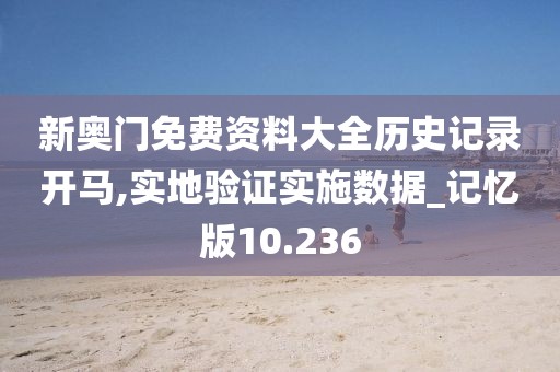 新奥门免费资料大全历史记录开马,实地验证实施数据_记忆版10.236