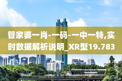 管家婆一肖-一码-一中一特,实时数据解析说明_XR型19.783