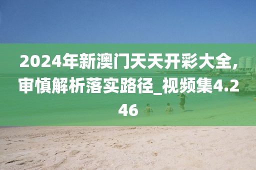 2024年新澳门天天开彩大全,审慎解析落实路径_视频集4.246