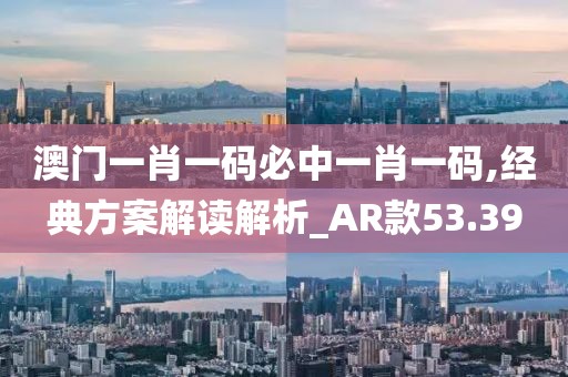 澳门一肖一码必中一肖一码,经典方案解读解析_AR款53.39