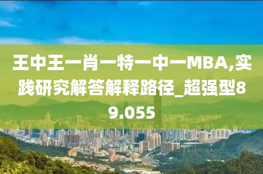王中王一肖一特一中一MBA,实践研究解答解释路径_超强型89.055