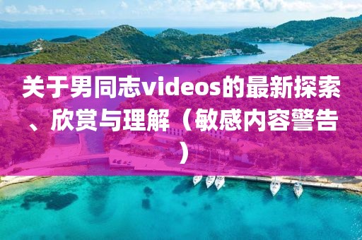 关于男同志videos的最新探索、欣赏与理解（敏感内容警告）