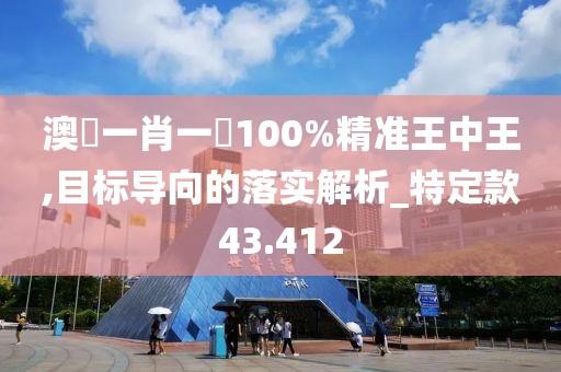 澳門一肖一碼100%精准王中王,目标导向的落实解析_特定款43.412