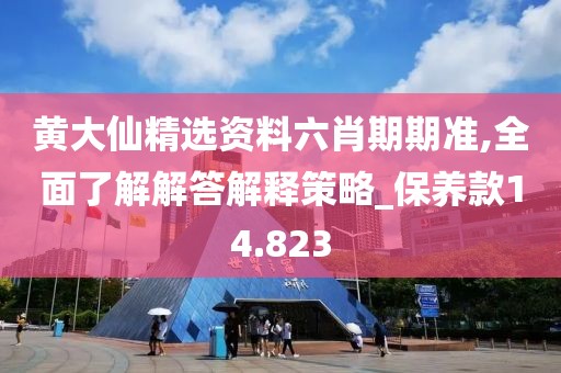 黄大仙精选资料六肖期期准,全面了解解答解释策略_保养款14.823