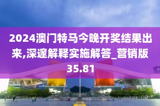 2024澳门特马今晚开奖结果出来,深邃解释实施解答_营销版35.81