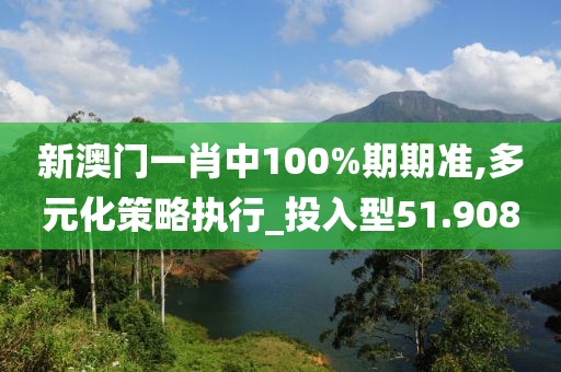 新澳门一肖中100%期期准,多元化策略执行_投入型51.908