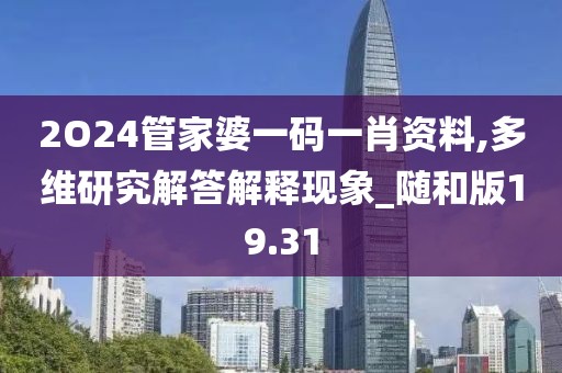 2O24管家婆一码一肖资料,多维研究解答解释现象_随和版19.31