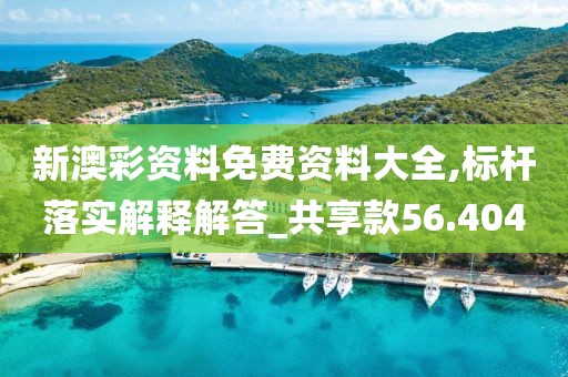 新澳彩资料免费资料大全,标杆落实解释解答_共享款56.404