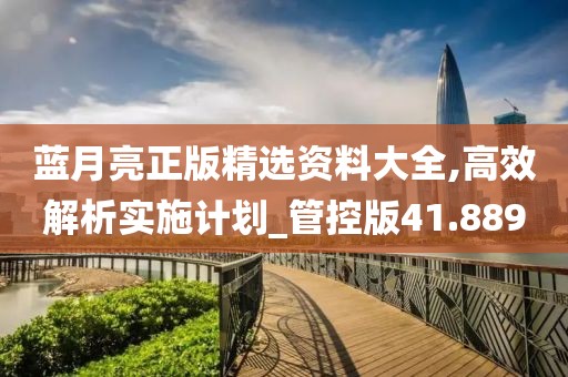 蓝月亮正版精选资料大全,高效解析实施计划_管控版41.889