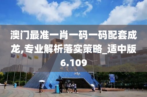 澳门最准一肖一码一码配套成龙,专业解析落实策略_适中版6.109