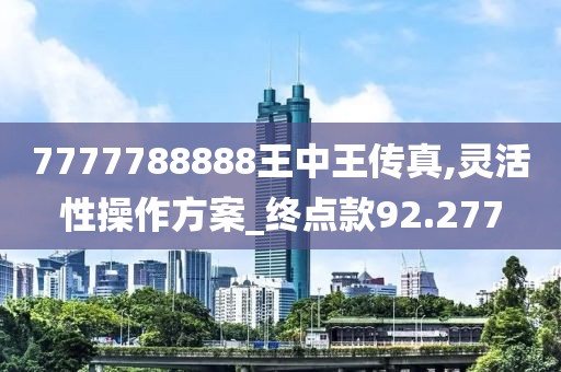 7777788888王中王传真,灵活性操作方案_终点款92.277