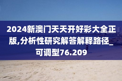 2024新澳门天天开好彩大全正版,分析性研究解答解释路径_可调型76.209